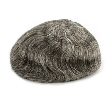 Haarsystem-Farbe 265 HUMAN GREY aus dem Farbring von Hairsystems Vienna