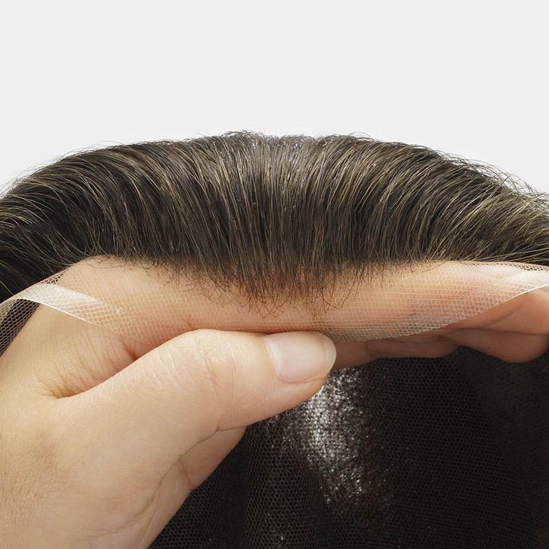 HOLLYWOOD Haarsystem mit Lace-Basis von oben