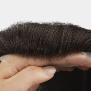 Sydney Haarsystem mit atmungsaktiver Lace-Basis und PU-Rand, dauerwellengeeignet, von Hairsystems Vienna